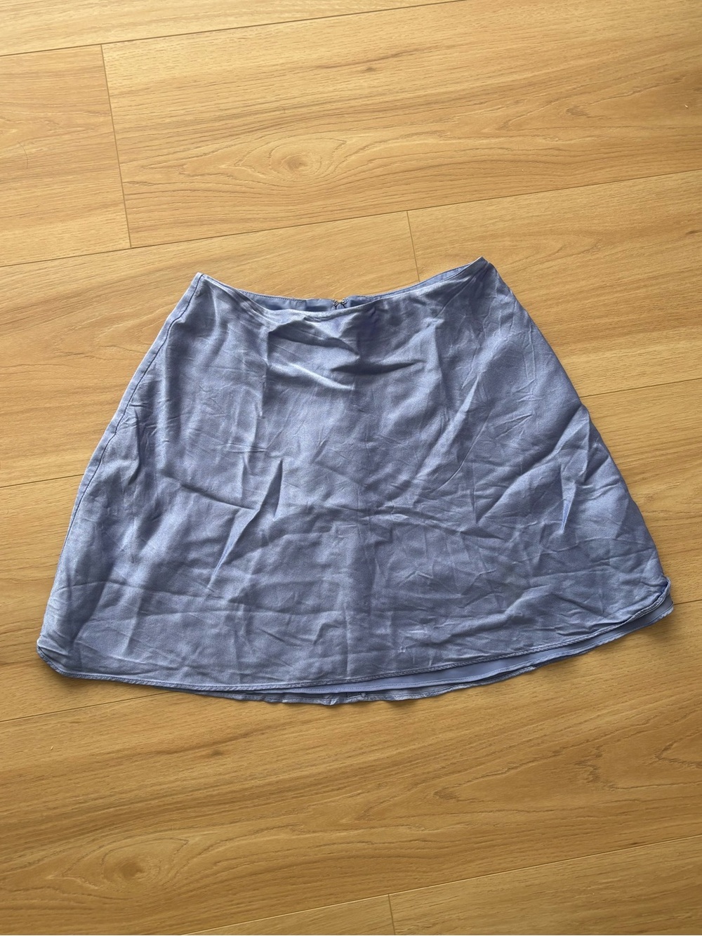 & Other Stories Light Lavender Satin Skirt